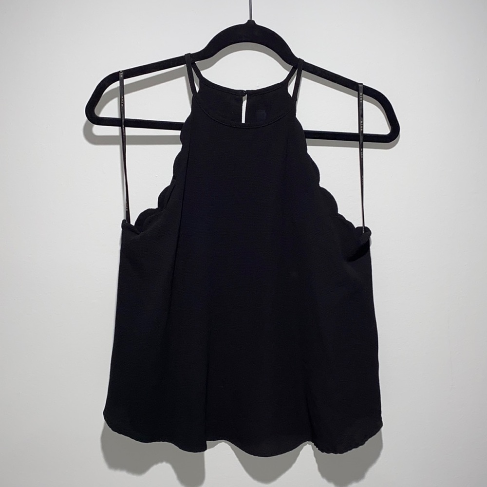 High neck tank top